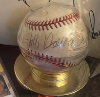 Baseball signed by Crosby Stills and Nash